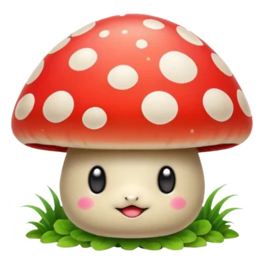 Mushroom pet sticker