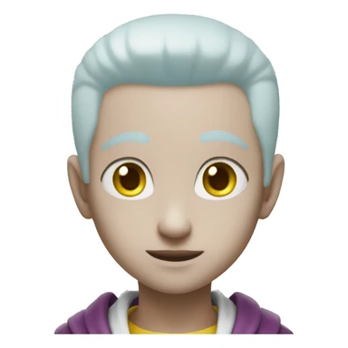 ket whis big cute yelow eyes sticker