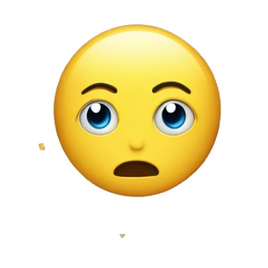 Dizzy with floating stars around head and spiraling eyes sticker