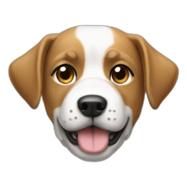 chien sur un yz sticker