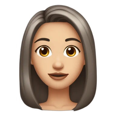 young brunette straight dark brown hair with a low fade cut brown eyes drooling only on the chin full lips thin nose sticker