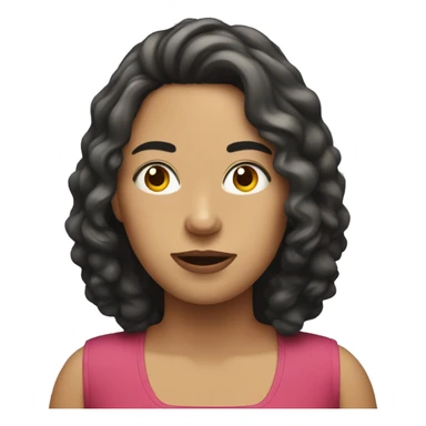 Persona gorda con  simbolo de prohibido  sticker