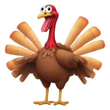 Turkey doing chicken dance motion sticker