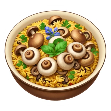 Mushroom biriyani sticker