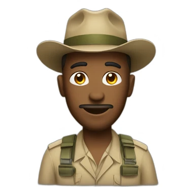 safari man sticker