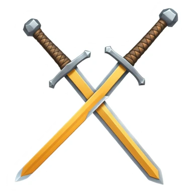 Neither sword in Minecraft  sticker