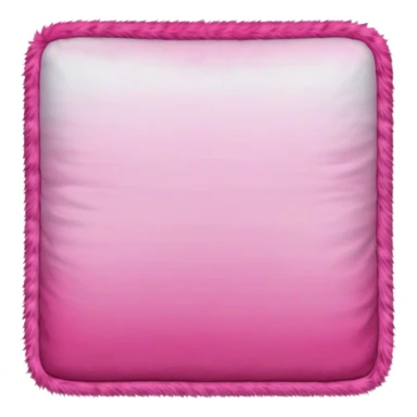 Pink fur blanket square ombre sticker