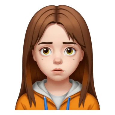 Billie Eilish just face  sticker