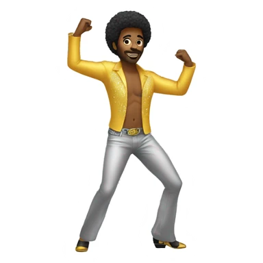 disco dancer sticker