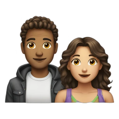 lea and moritz sticker