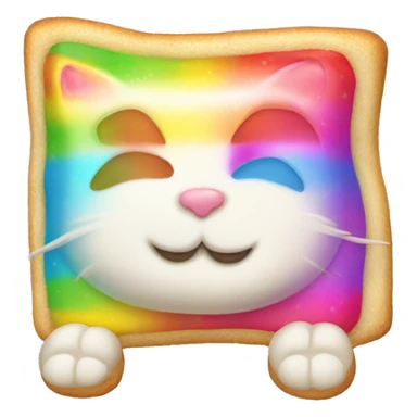 poptart kitty rainbow sticker