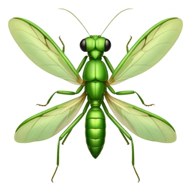 mantide religiosa visione semi laterale semi  frontale sticker