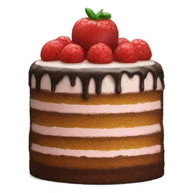 Cake with a 95 on top sticker