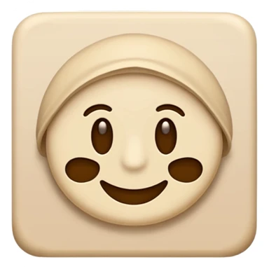 Sand colored emojis visualizing daily planning on an iPad  sticker