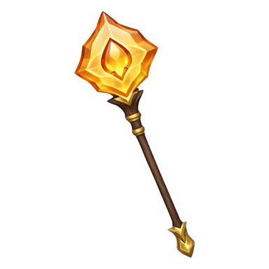 elemental magic staff sticker