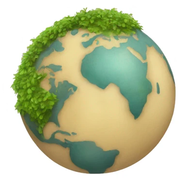 world globe sticker