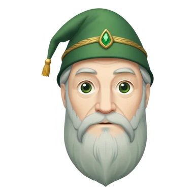 Albus Dumbledore green hat sticker