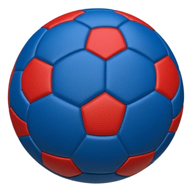 football ball blue (#00A3E0) and red (#F9423A) sticker