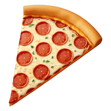 classic red pepperoni pizza slice emoji sticker