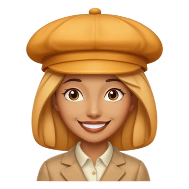 Female and Butterscotch éclair are combined ,creates a emoji  sticker