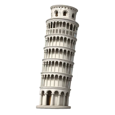 Leaning tower of Pisa sticker
