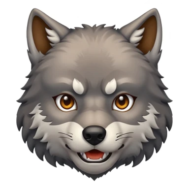 Wolf that is manly sticker