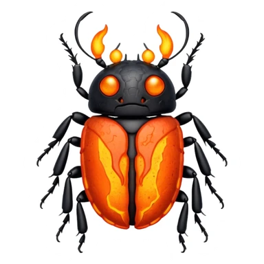 Un scarabée de lave sticker