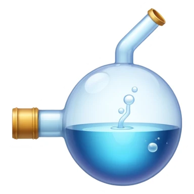 Bubble pipe made of quartz sticker