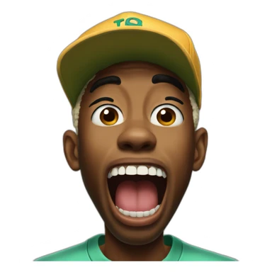 tyler the creator cringing sticker