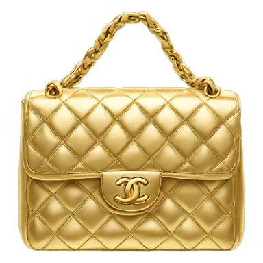 Chanel bag - gold sticker
