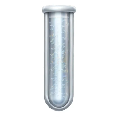 test tube wrapped with aluminum foil  sticker