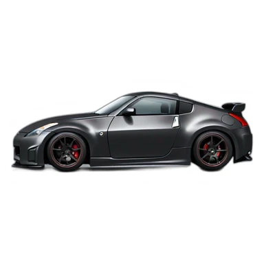 Dark grey nismo 350z drifting sticker