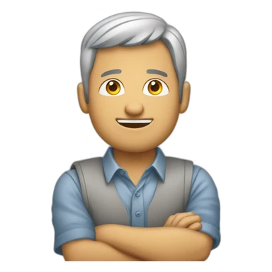 hombres hablando de negocios toma esta imagen y luego mejora los ojos sticker