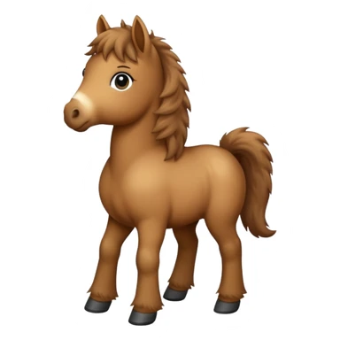 a baby horse sticker