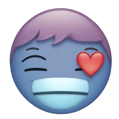 Smile with sleep zzz and little heart around sticker