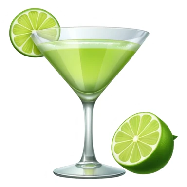 lime martini sticker