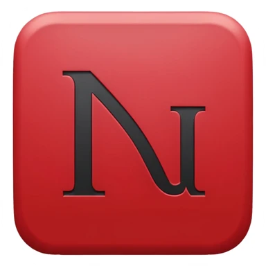 red square typed in it (NMU) sticker