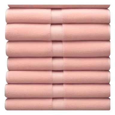 Light pink stacked towels sticker