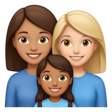 three girls besties  sticker