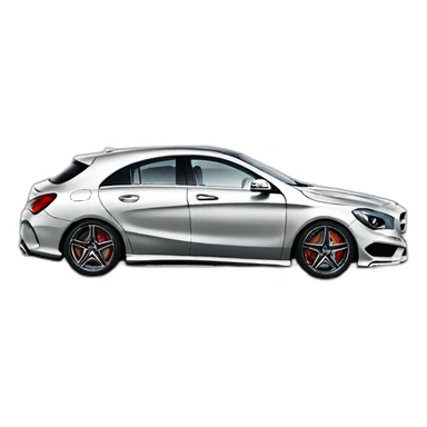 Mercedes cla shootingbreak sticker