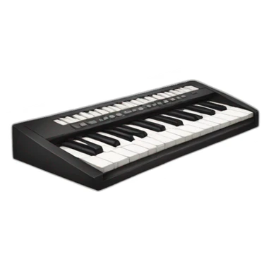 Clavier musique sticker