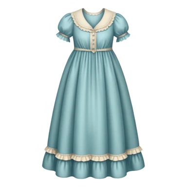 victorian nightgown sticker