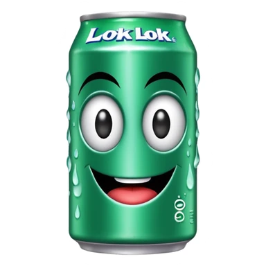 a jungle juice flavored four loko outstretching its arms for a hug sticker