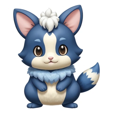 Teddiursa-Meowstic-Minccino-fusion  sticker