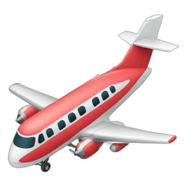 Voiture sur un avion sticker