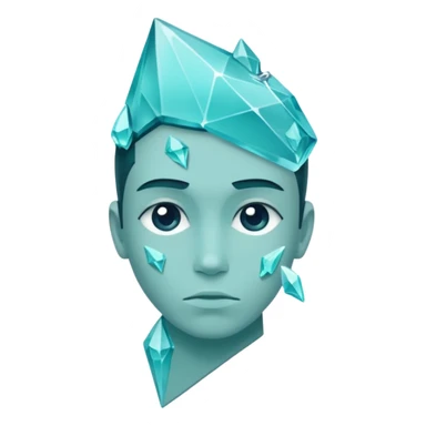 Appearance: His body is composed of durable, aquamarine-colored organic crystals. He has a sharp head and crystal shards on his back. sticker