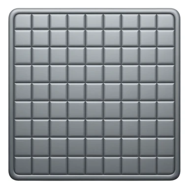 Light gray square with a checkered pattern 8x8 sticker