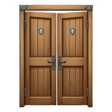 opened door from side sticker