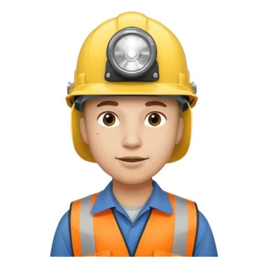 mole, drill, worker, helmet, headlamp sticker