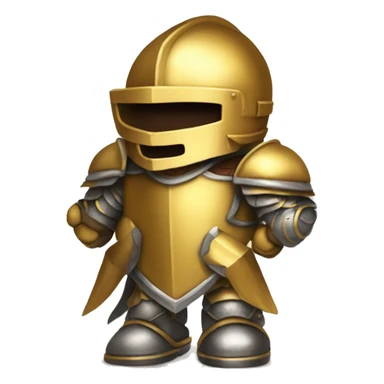 Golden Knight victory full armor sticker